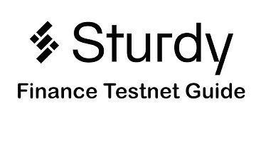 Sturdy Finance Testnet Guide (Tutorial) | Fantom Network