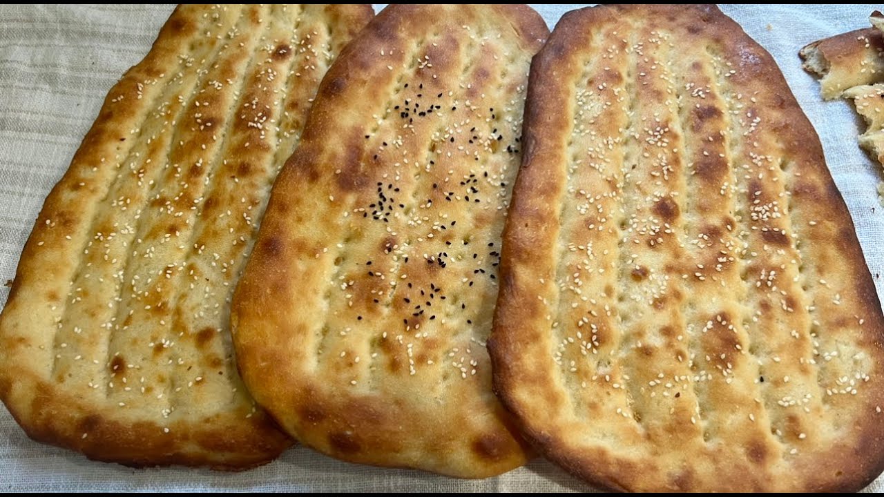 Naan Barbari | Soft Afghani Naan Homemade | نان بربری | نان افغانی ...