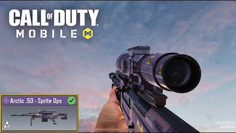 *NEW* Credit Store Update Unlocking (Arctic 50 - Sprite Ops) + Gameplay COD Mobile