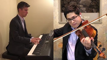 "His Eye Is On the Sparrow" Virtual Violin & Piano Duet, August 2020