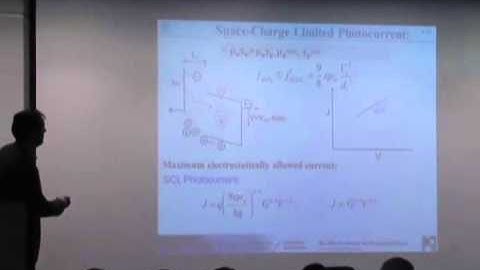 Transport and recombination in polymer:fullerene bulk heterojunction solar cells - Paul Blom
