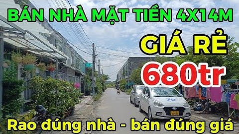 Nhà Hóc Môn Dũng Trần bán nhà 680 triệu 4x14m gần Ngã 4 Bà Điểm Hóc Môn sổ hồng riêng full thổ cư