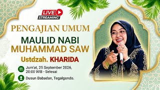 Live! Sermon by Ustadzah Kharida Madiun in Babatan Hamlet, Tegalgondo, Karangploso Malang (9/25/26)