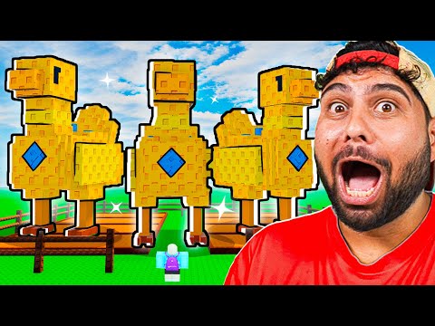 Grow a Garden but I'm only allowed to use GOLDEN GOOSE! in Roblox