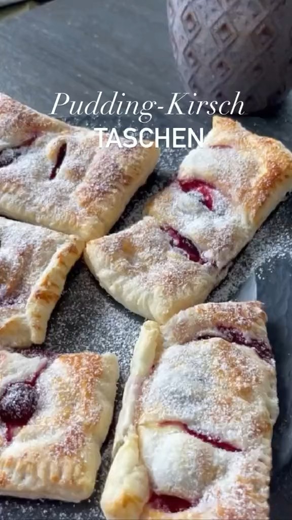 Wenn’s mal wieder schnell gehen soll 🤩 #kirschtaschen #schnellesrezept ...