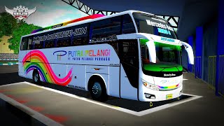 MOD TERBARU 2021 || BUS PUTRA PELANGI JETLINER Full ACC Gerak Mesin 3d - Link Mediafire!! screenshot 4