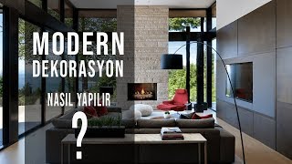 Modern Dekorasyon Nasıl Yapılır ?