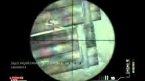 awesome MW3 double headshot no scope!