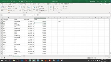 [vba 기초] 14강. Cells 속성