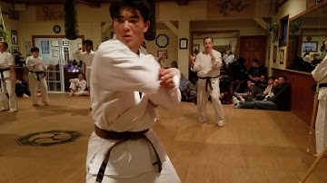 Uechi Ryu Karate Erik Palmer Promotion 2019 Shodan. Maurice Soque Sensei