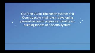 Información FCPS (Community Medicine) Revision Crash Course- 2nd Feb 2026 Noticias