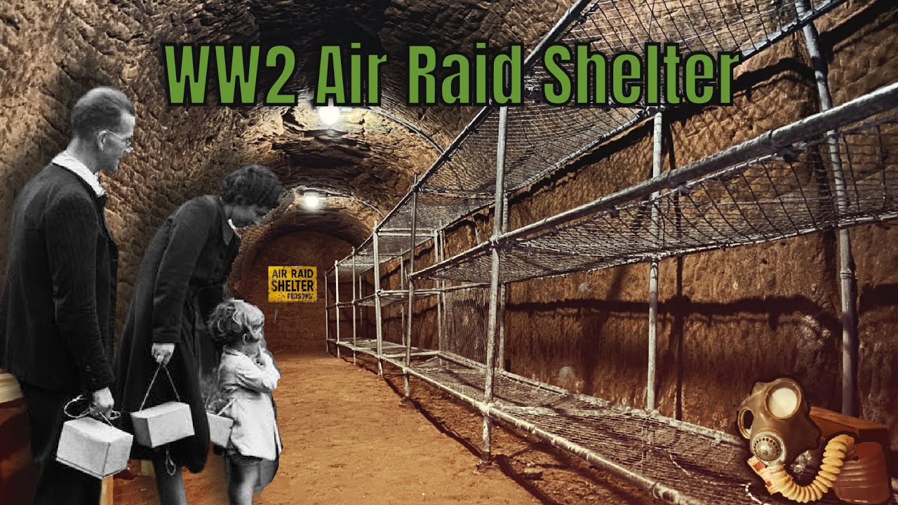 WW2 AIR RAID SHELTER EXPLORATION! Imagining the Fear