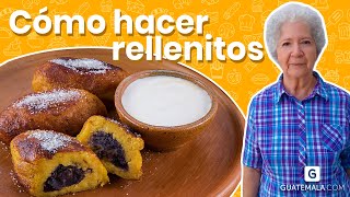 Receta para hacer rellenitos guatemaltecos