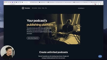 Quick demo of our new Statamic CMS website for transistor.fm