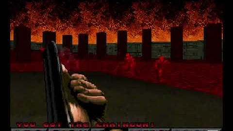 PSX Doom cut map on PsyDoom