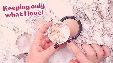 HIGHLIGHTER DECLUTTER 2020 I Makeup Collection and Declutter Part 2