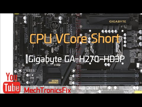 Gigabyte GA-H270-HD3P CPU VCore Short