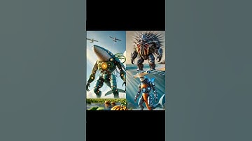 The origin of new species hybrids robot #animal fusion #hybrids #shorts #youtubeshorts #transformers