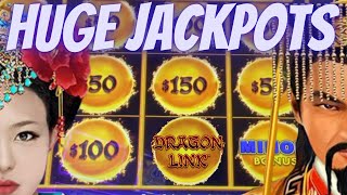 🤑 MASSIVE JACKPOT! GOLDEN CENTURY AND AUTUMN MOON DRAGON LINK SLOT MACHINE LIVE PLAY AT WYNN LV