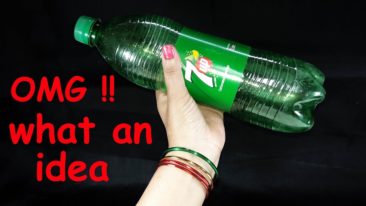 Empty plastic bottle craft idea | best out of waste | plastic ...