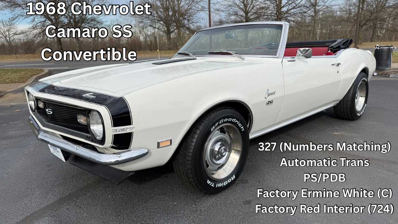 *FOR SALE* $59,900.00 1968 Chevrolet Camaro Convertible SS