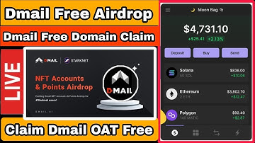 Dmail Airdrop | Dmail Confirmed Airdrop | Claim Dmail OAT NFT | Dmail Free Domain |