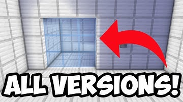 How To Build A Sliding Glass Door In Minecraft!