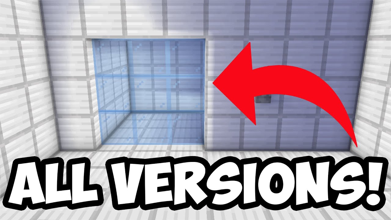 How To Build A Sliding Glass Door In Minecraft! YouTube