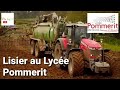 Ref:0ZLSJ_FvUUc Epandage et d�chaumage au lyc�e pommerit / massey ferguson  , new holland  / l'hav�ant tltp
