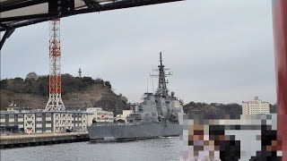 海上自衛隊 FFM-1 護衛艦もがみ、AOE-423 補給艦ときわ、DDG-174 護衛艦きりしま 2025.03.15