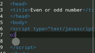 JavaScript Program to Find whether Number is Even or Odd | Even or Odd in JavaScript | anWriter App