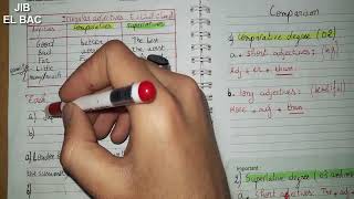 المقارنة والتفضيل Comparison | BAC Anglais 2023