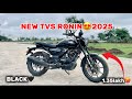 New UPDATED🔥TVS RONIN 225😍|| RONIN BLACK COLOUR UPDATE😱