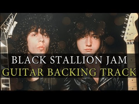 Black Stallion Jam - Guitar Backing Track (Jason Becker & Marty Friedman)