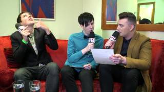 Backstage With Sam Smith Brits Nominations 2014