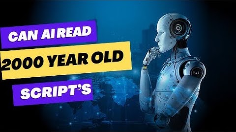 Can AI Read 2000-Year-Old Written Script || AI Deciphers 2,000-Year-Old Herculaneum Scroll