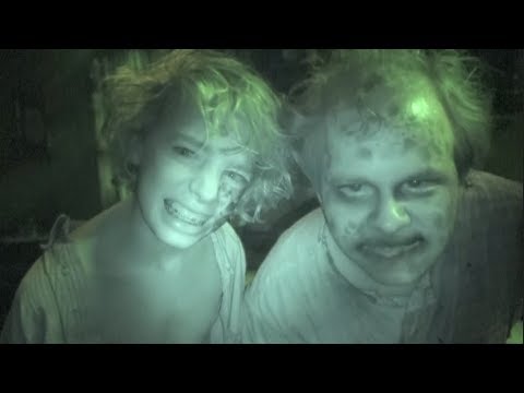 Hillbilly Fridge Scare Prank in Haunted House