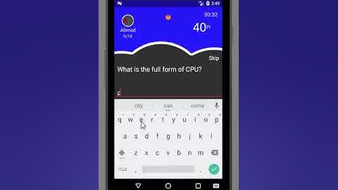 Quiz Android Application With Source Code