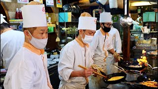 【浅草ヨシカミ】開店と同時にフライパンが火を噴く浅草の洋食ヨシカミ Omelette rice in Asakusa Yoshikami