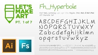 Fh_Hyperbole Font (Pt. 1) - Let's Make Art