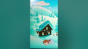 snow falling made in ppt🥶🥶