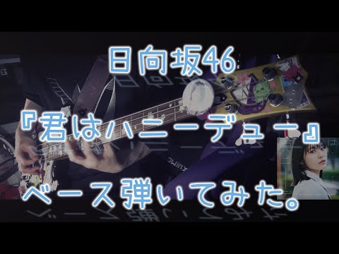 日向坂46『君はハニーデュー』ベース弾いてみた。