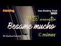 New Backing Track 2021 BESAME MUCHO Cm TRIO Acoustic Play Along Alto Sax Singer Tracks Bossanova