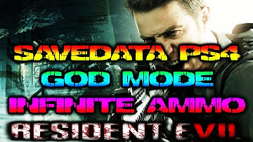 Resident Evil 7 hack PS4 municion infinita e intocable god mode Savedata
