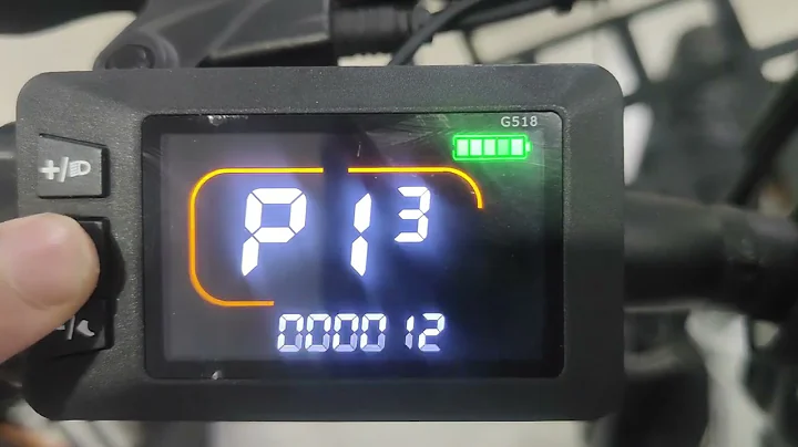 SAMEBIKE G518 Display Settings and Instructions