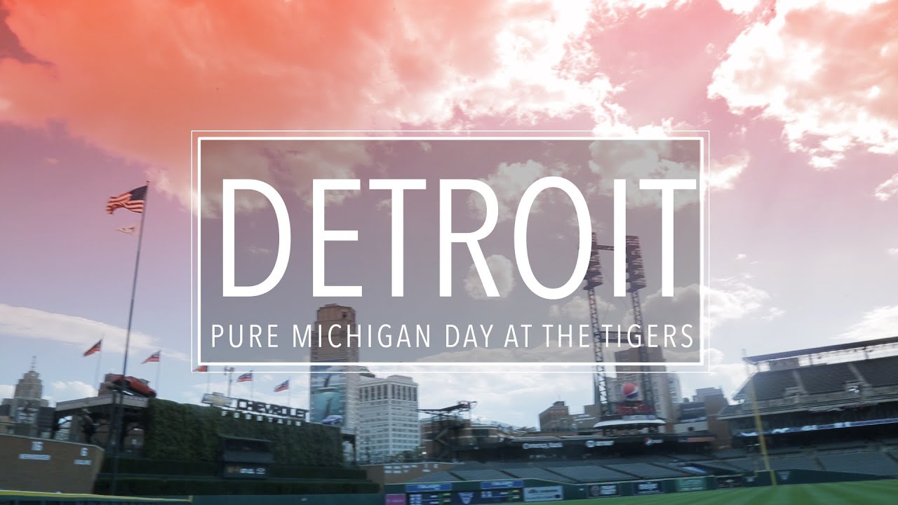 Pure Michigan Day At The Detroit Tigers Youtube