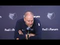 Coach Taylor Jenkins Press Conference | Grizzlies vs. Hornets
