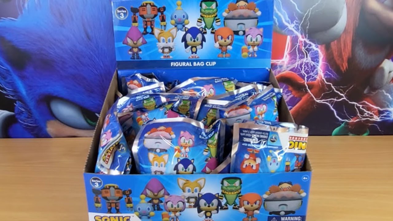 Sonic Bag Clips Series 3 Unboxing - How Many Rare Figures? - YouTube