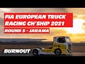 2021 FIA European Truck Racing Championship | JARAMA | Qualifying 2 | BURNOUT