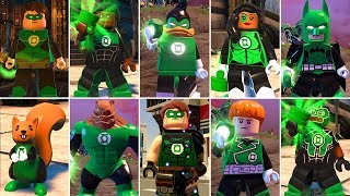 All Green Lantern & Suits in Videogames (w/All DLC) - YouTube